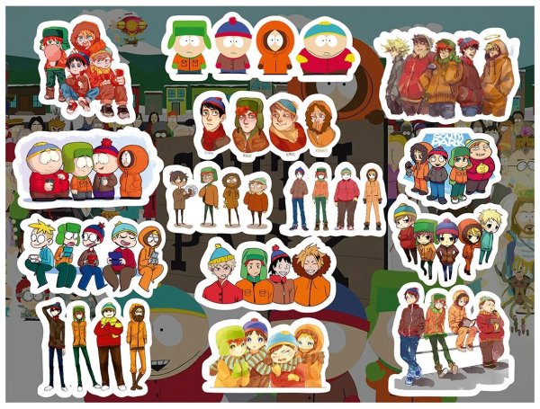 Наклейки South Park