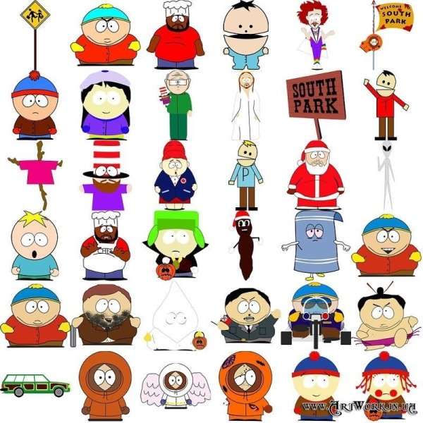 Южный парк Стикеры