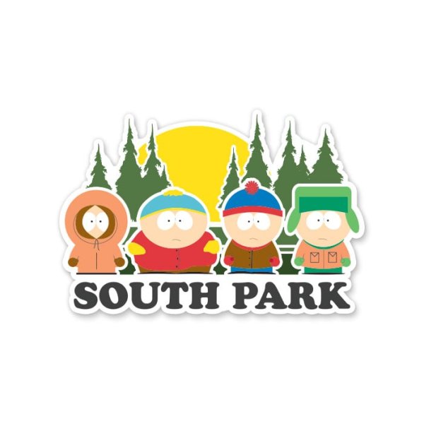 Наклейки с южным парком