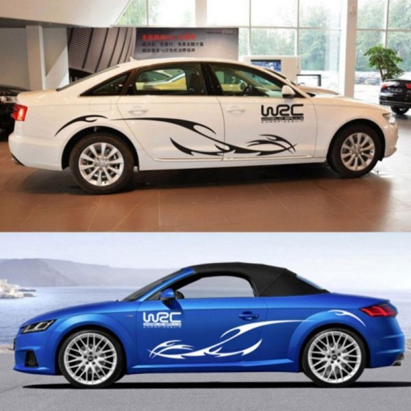 Наклейки на кузов автомобиля