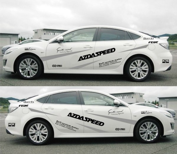 Наклейки на боковину автомобиля