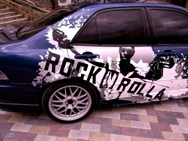 Винил на бок авто