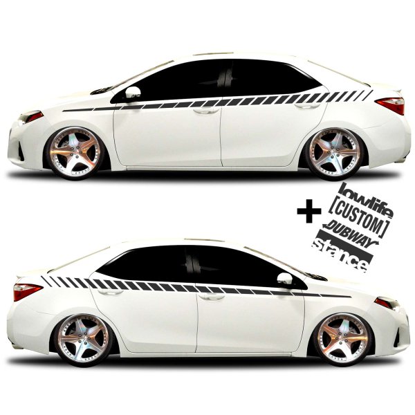 Надписи на борт авто