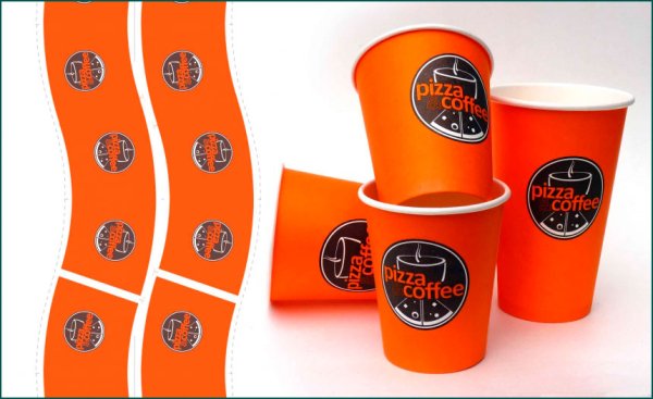 Наклейки на стаканчики