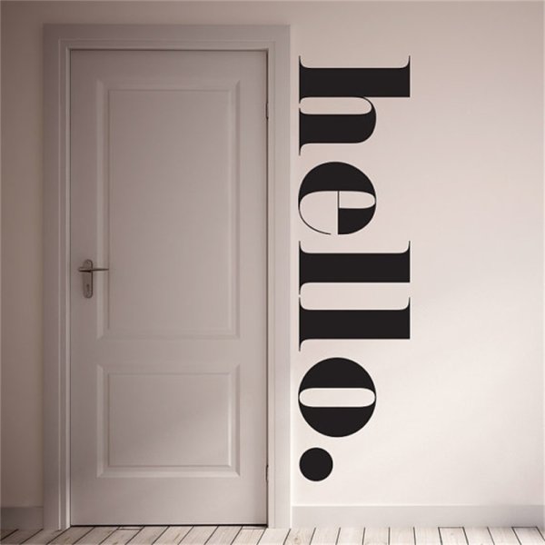 Наклейка на дверь