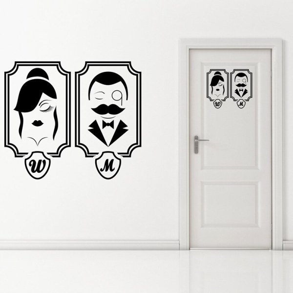 Стикеры на дверь комнаты