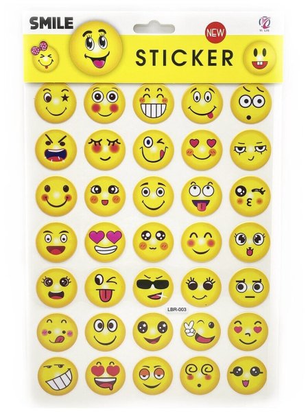 Наклейки Sticker Смайл