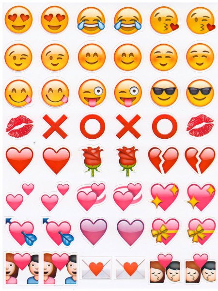 Стикер "смайлы"