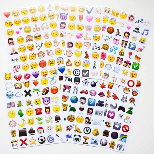 Наборы стикеров в виде смайликов