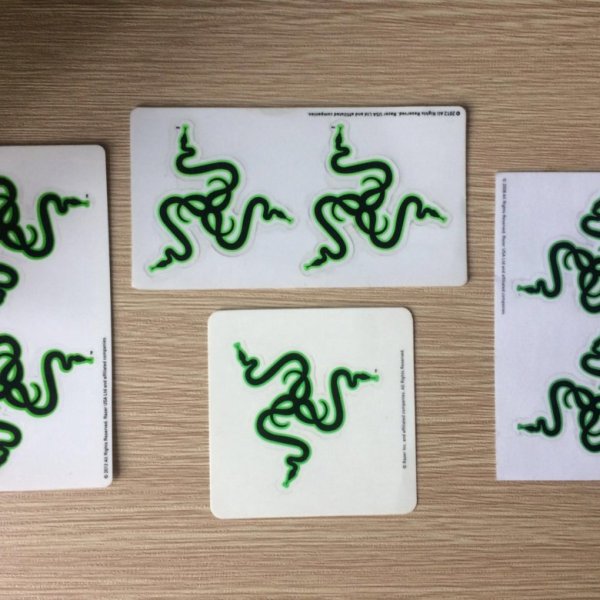 Наклейки типа райзер