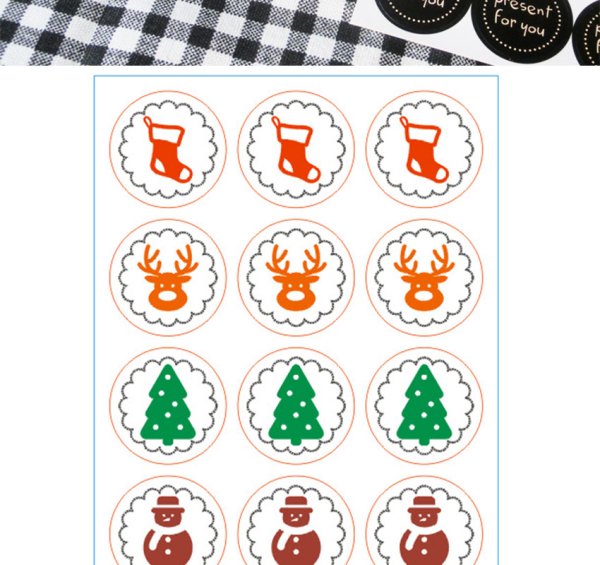 Новогодние Стикеры на подарки