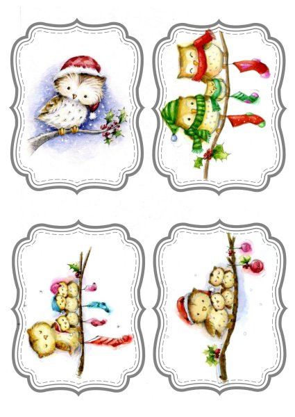 Бирка "с новым годом!"