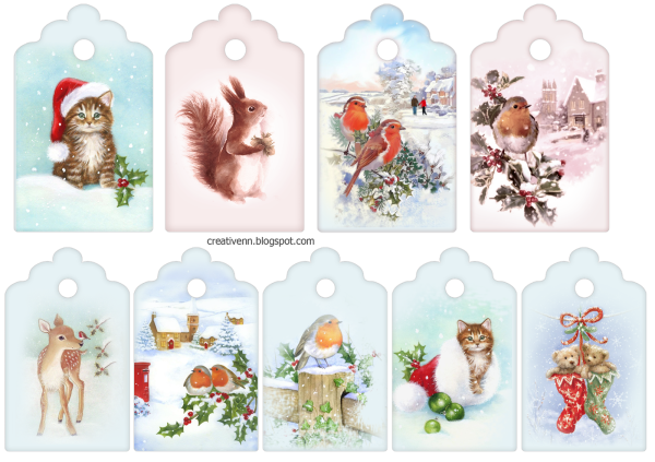 Бирка "с новым годом!"