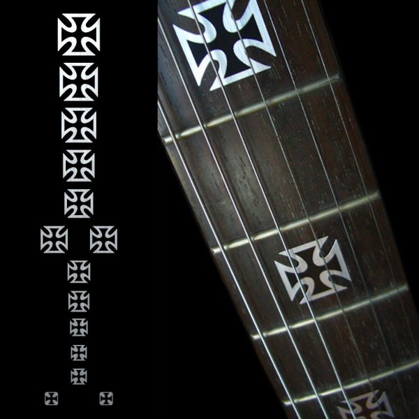 Наклейки на гриф электрогитары