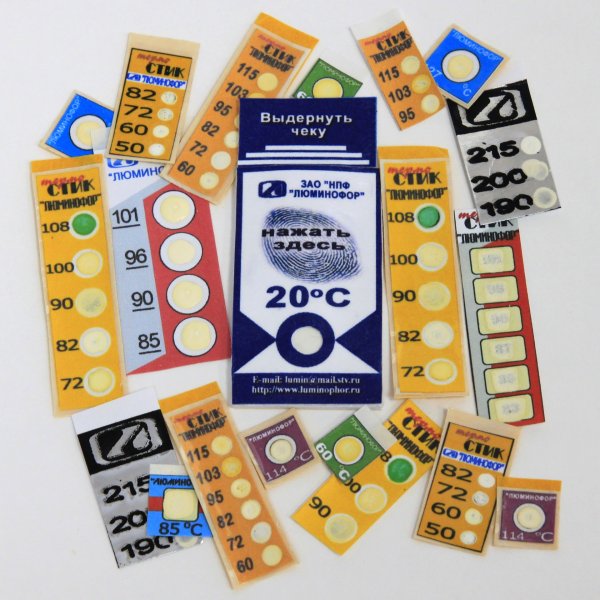Термоиндикатор наклейка