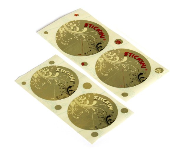 *Стикини для солярия с защитой для родинок (Чистовье/50пар/03-401)