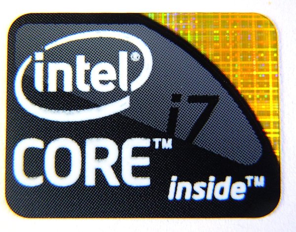 Наклейка Intel Core i7
