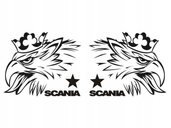 Грифон на Scania наклейки