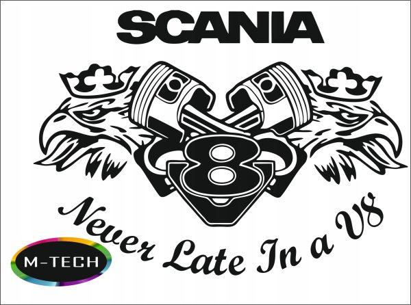 Scania наклейки