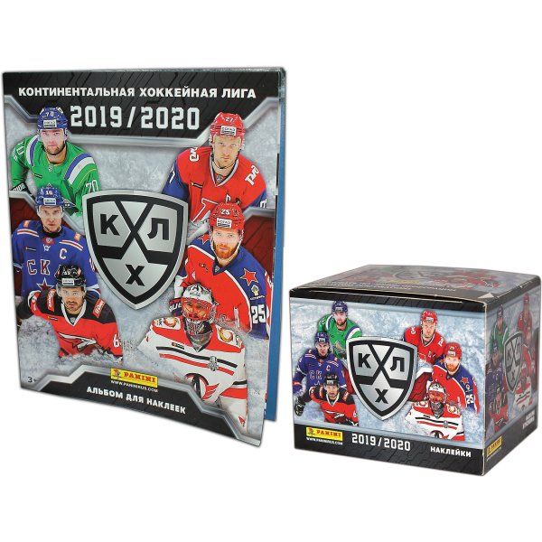 Бокс с наклейками Panini КХЛ 2019-2020