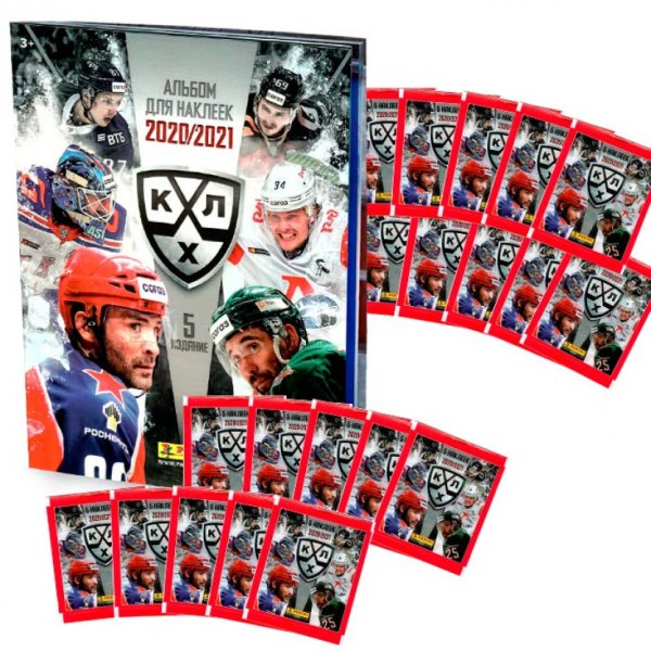 Блок наклеек Panini КХЛ 21