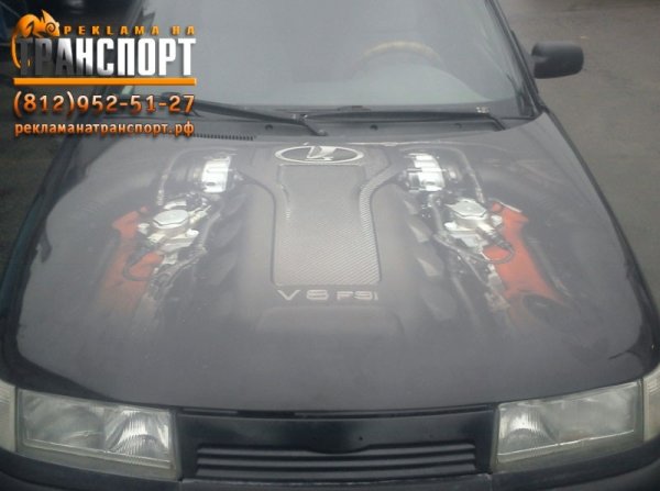 Наклейки на капот ВАЗ 2112