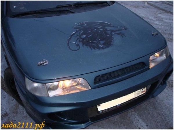 Дефлектор капота ВАЗ 2112