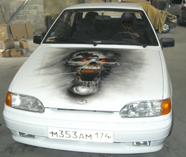 Наклейки на капот ВАЗ 2110