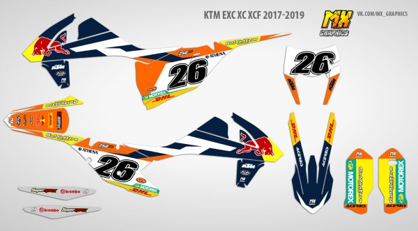 MX Graphics наклейки KTM