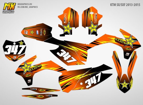 Наклейки KTM EXC 2020