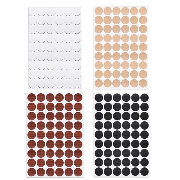 Наклейки круглые самоклеющиеся для мебели