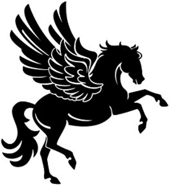Конь с крыльями вектор
