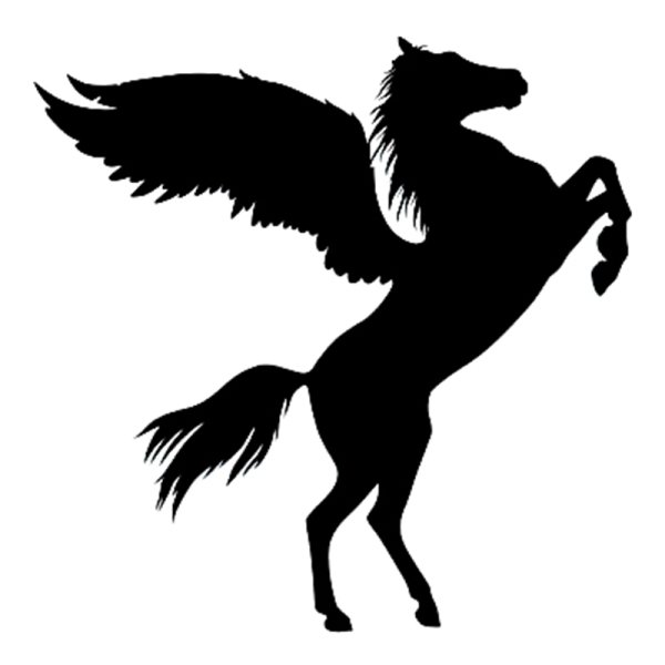 Пегас вектор силуэт