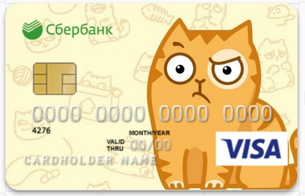 Карта Сбербанка прикол