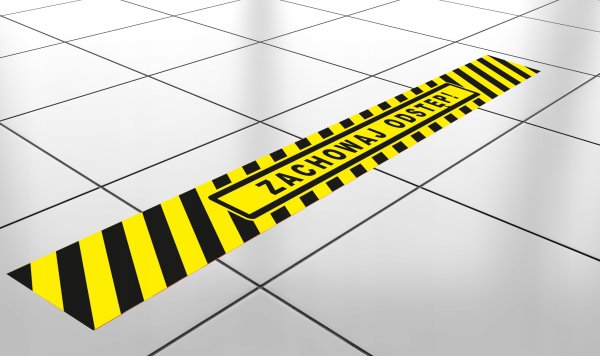 Напольная стрелка наклейка