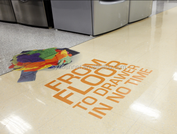 Реклама на полу