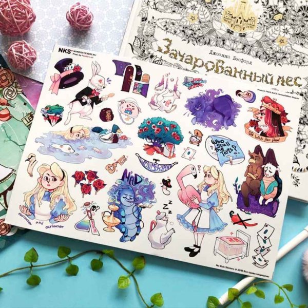 Стикеры наклейки NKS