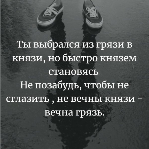 Статус из грязи в князи