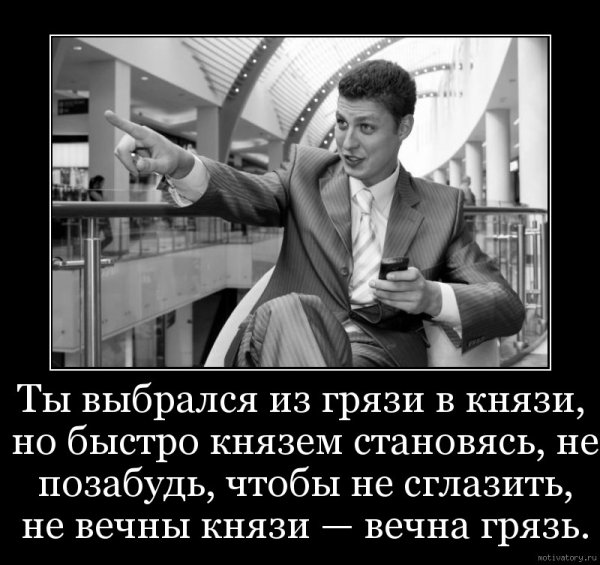 Из грязи в князи