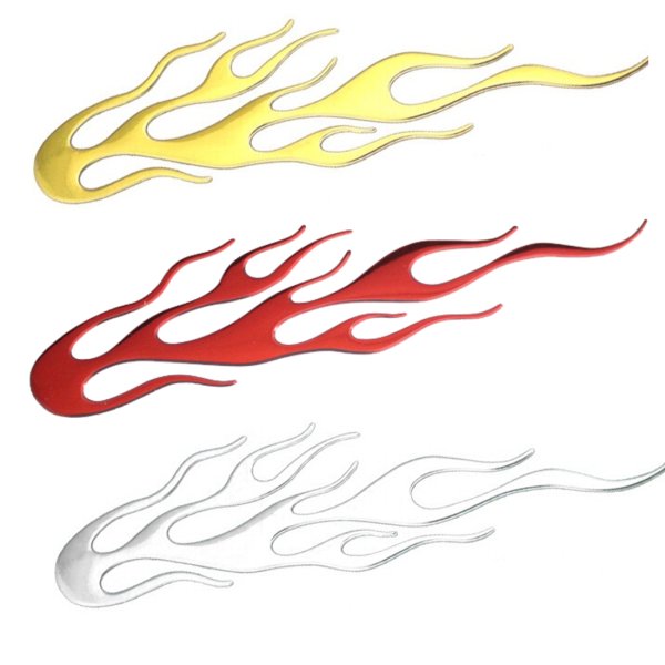 Языки пламени на авто