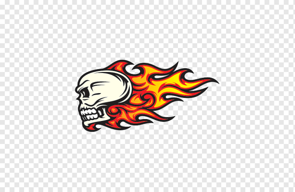 Наклейка огонь на машину