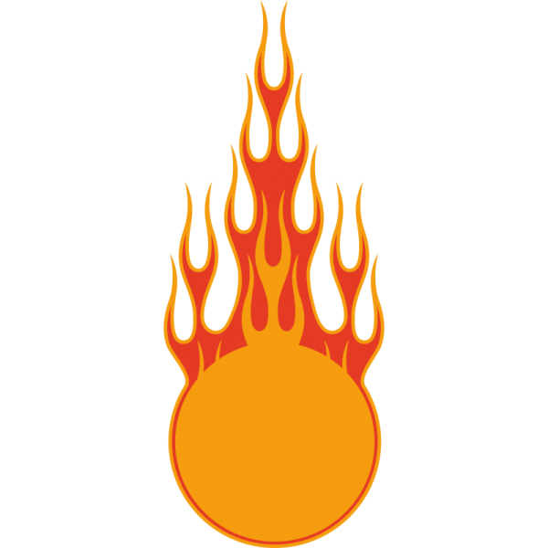 Наклейки пламя