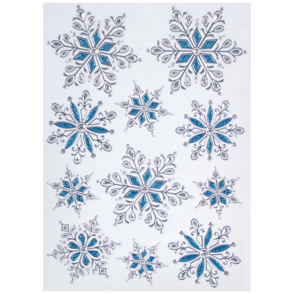 Снежинки фотопечать