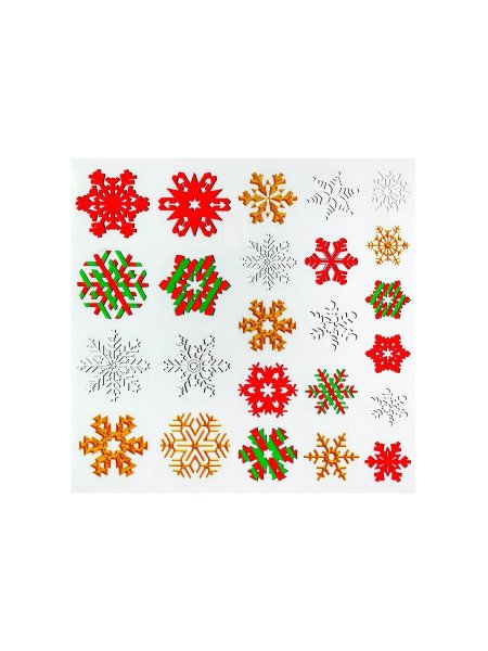 Наклейка - снежинки