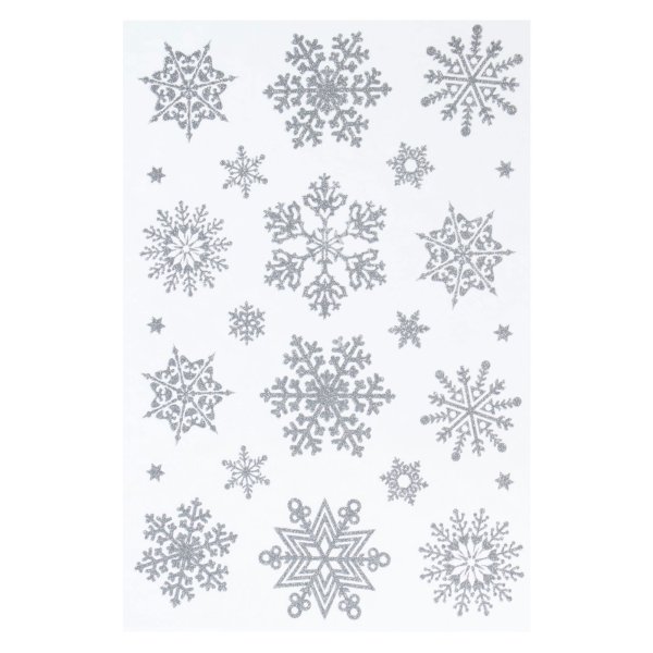 Наклейки снежинки маленькие