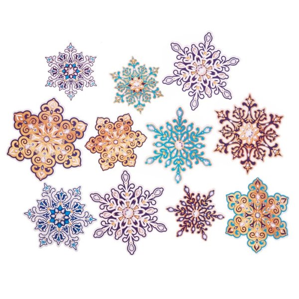 Наклейка - снежинки