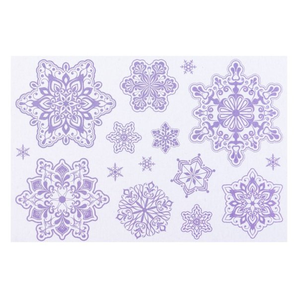 Наклейка - снежинки