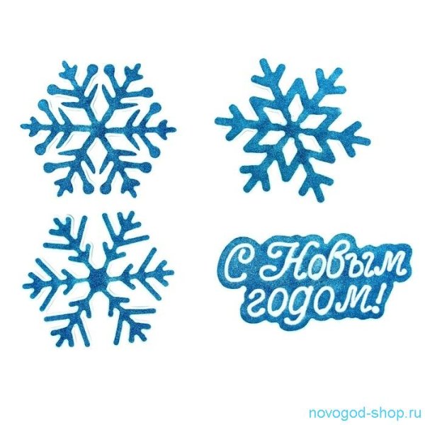 Наклейка - снежинки