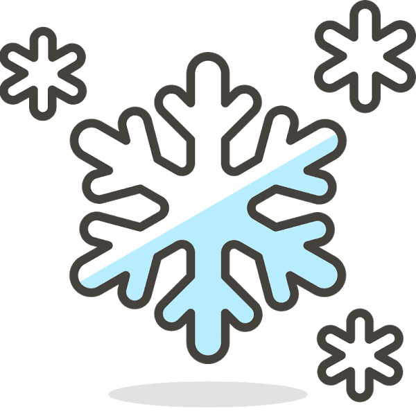 Наклейка - снежинки