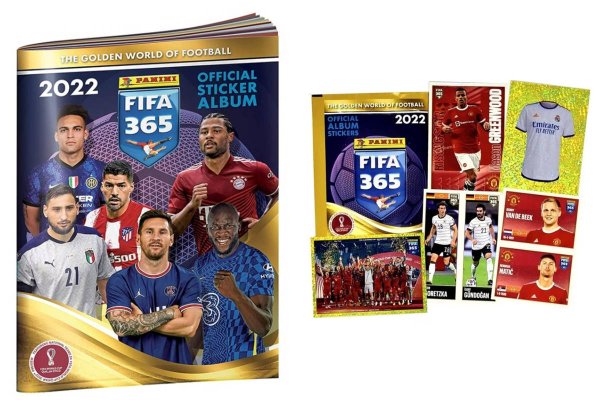 Panini наклейки футбол 2022